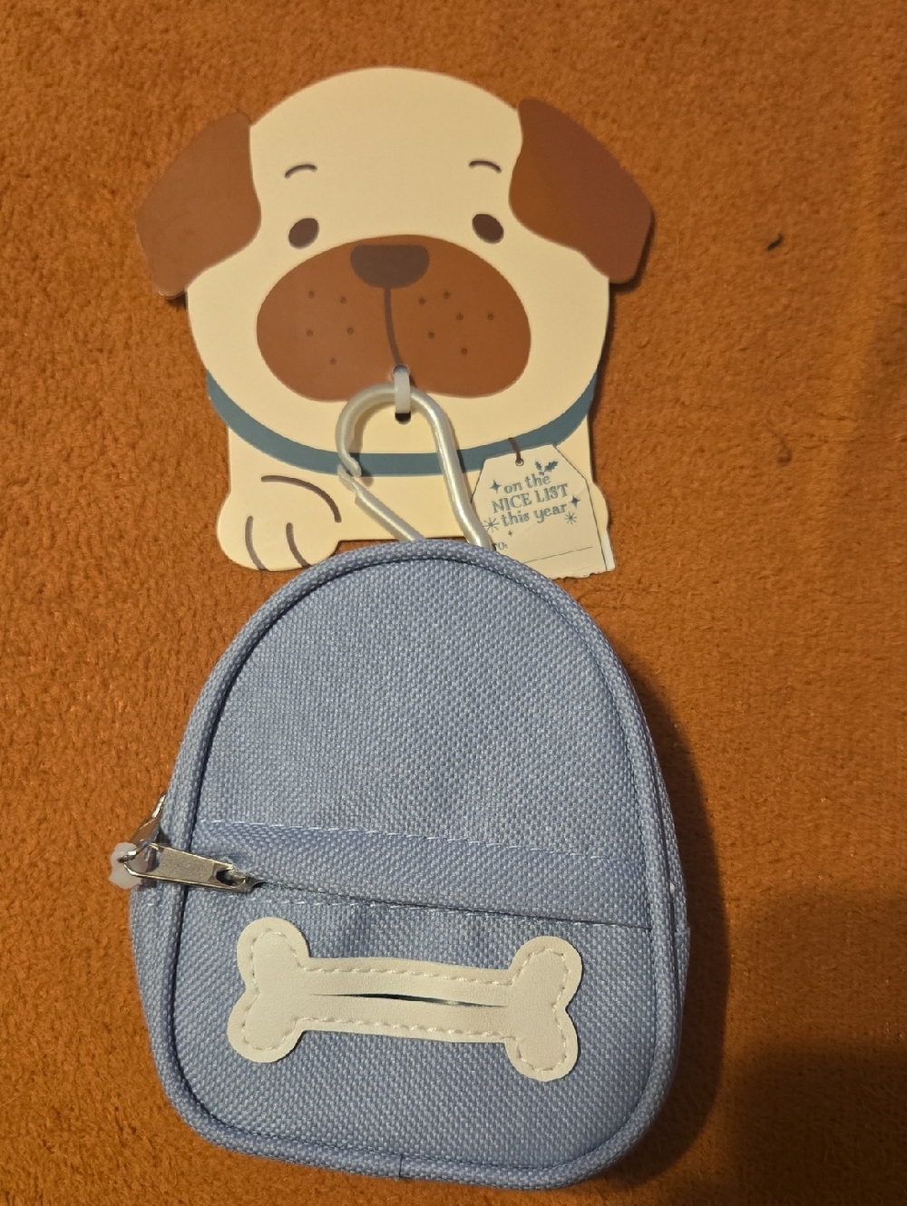 Light Blue Pet Waste Dispenser Bone Accent - Brand Unknown